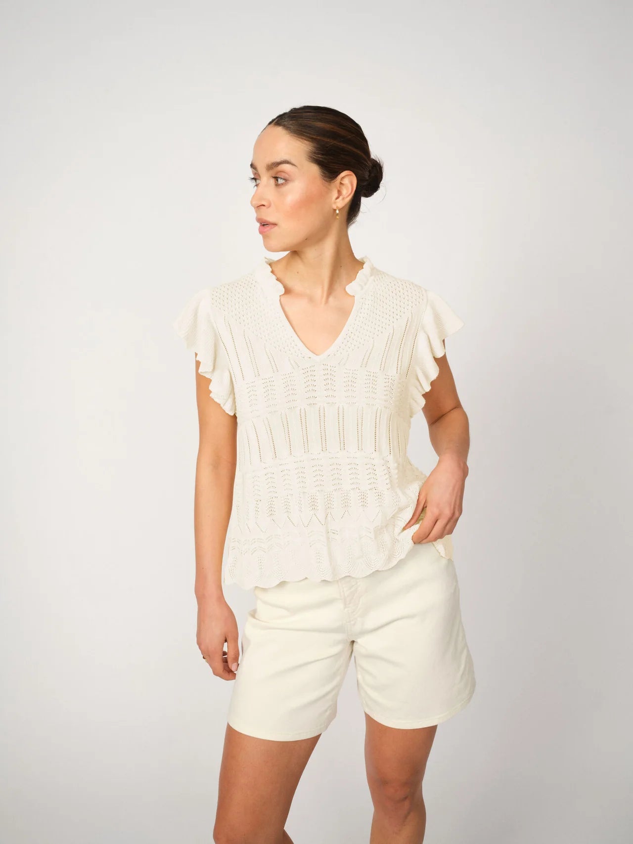 Shop MOS MOSH Ryett Knit Blouse - MOS MOSH