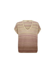 Shop MOS MOSH Shani Zig Zag V - Neck Knit - MOS MOSH