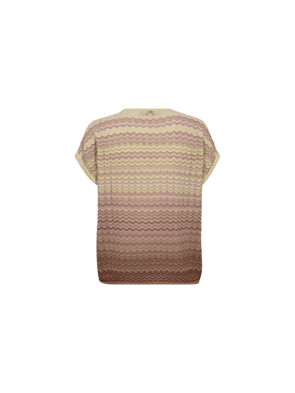 Shop MOS MOSH Shani Zig Zag V - Neck Knit - MOS MOSH