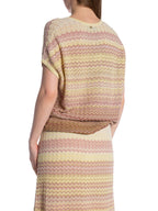 Shop MOS MOSH Shani Zig Zag V - Neck Knit - MOS MOSH