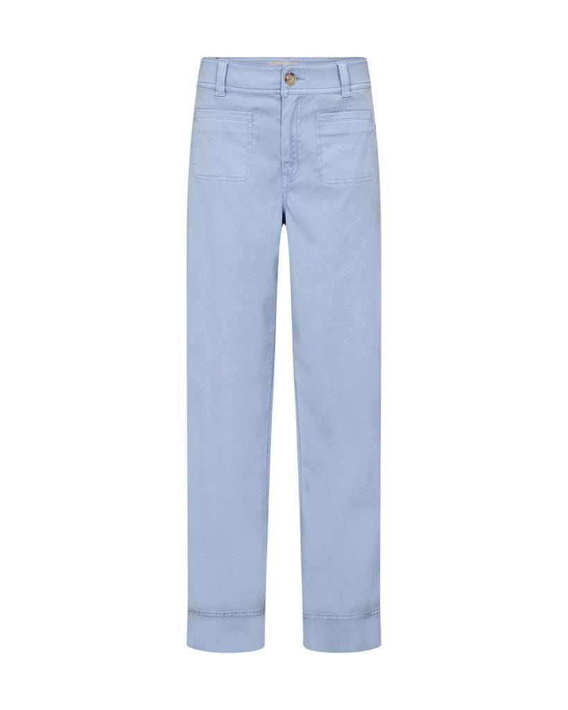 Shop Mos Mosh Soey Tenna Pant Brunnera Blue - MOS MOSH