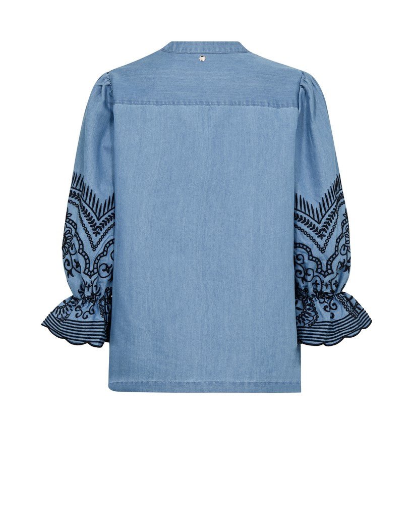 Shop Mos Mosh Stomin Emb Shirt - MOS MOSH