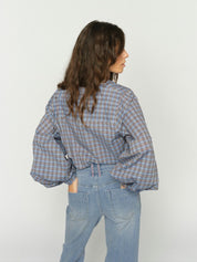 Shop Mos Mosh Yen Check Blouse - MOS MOSH