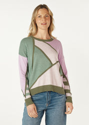 Shop Mosaic Intarsia Jumper - Zaket & Plover