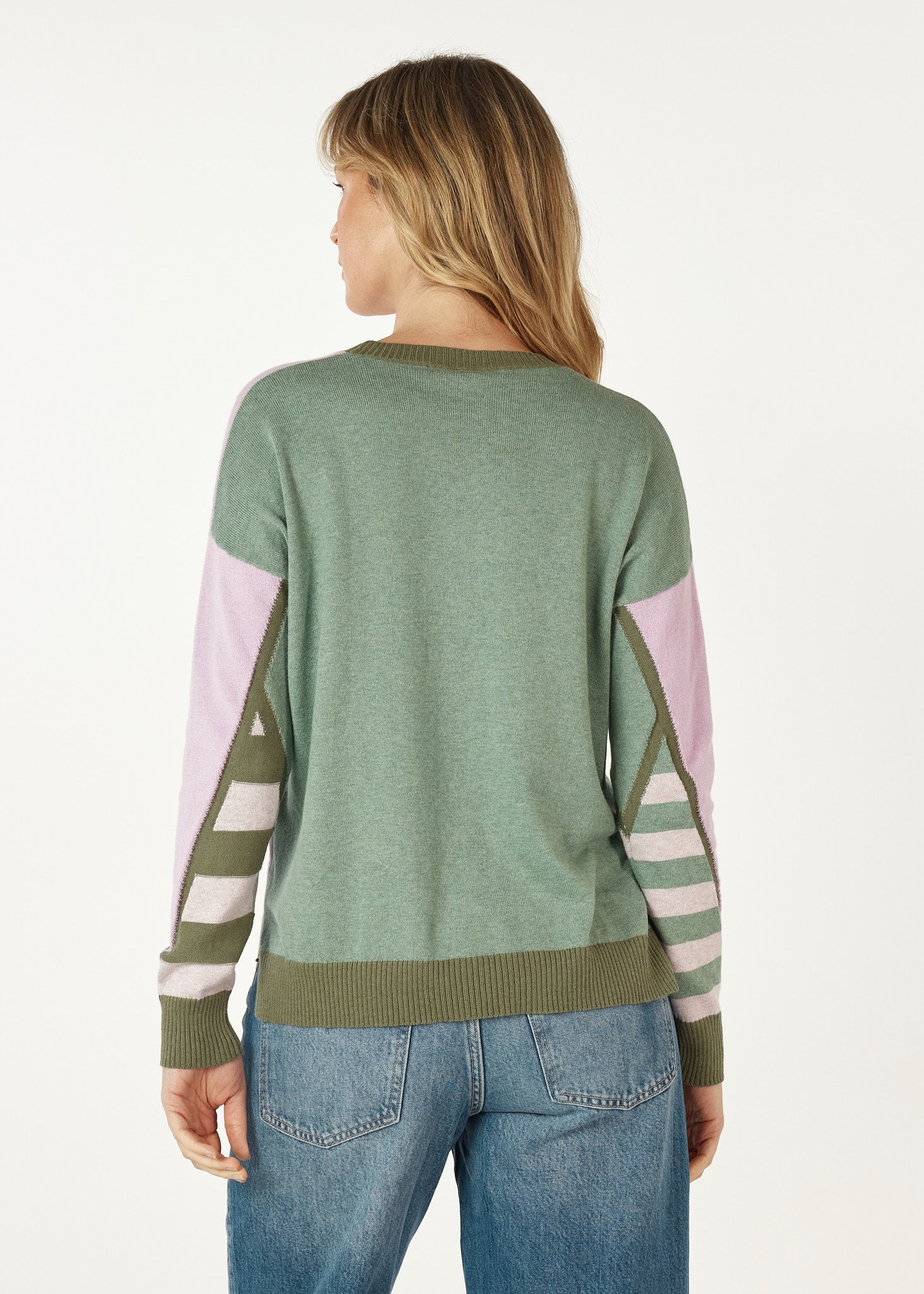 Shop Mosaic Intarsia Jumper - Zaket & Plover