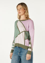 Shop Mosaic Intarsia Jumper - Zaket & Plover