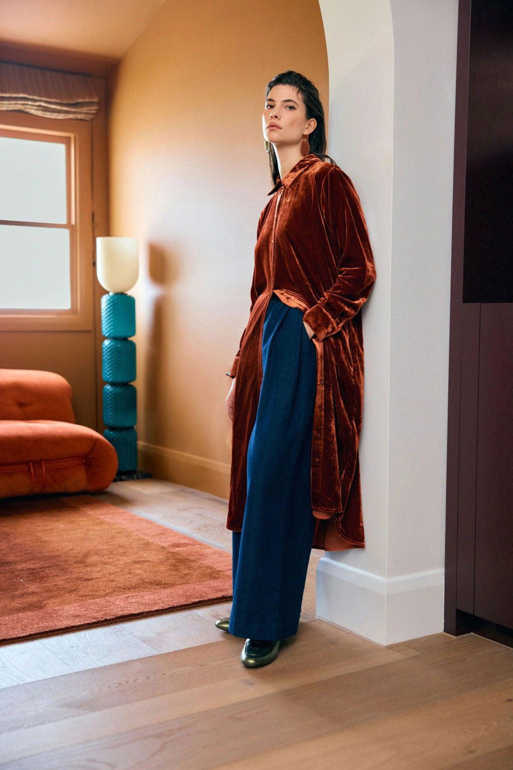 Shop Njolle Wide Leg Denim Pant - Elk The Label