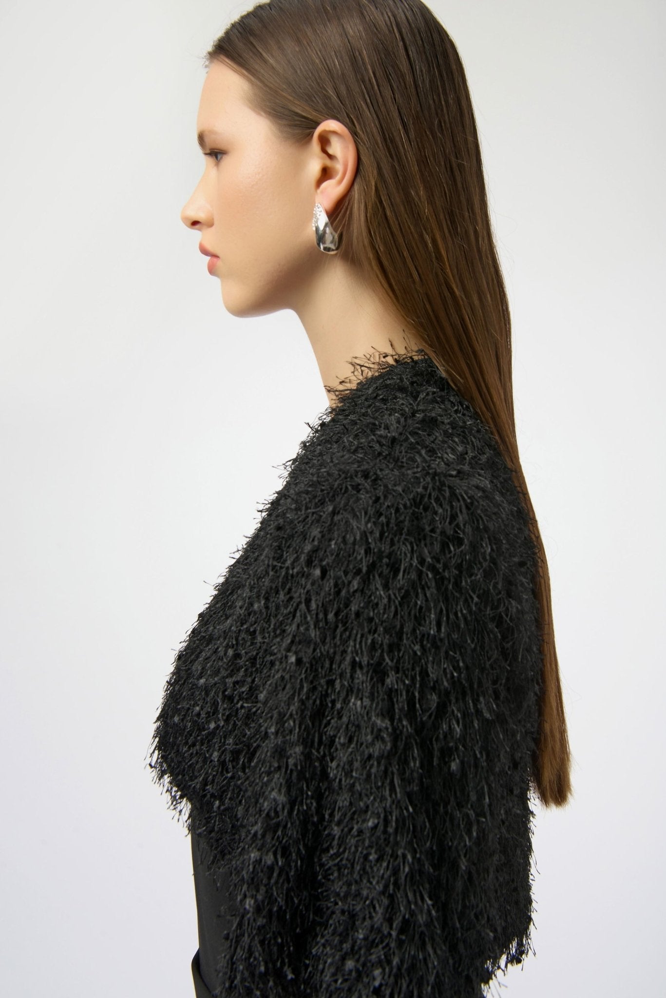 Shop Novelty Fringe Straight Cover - Up - Joseph Ribkoff