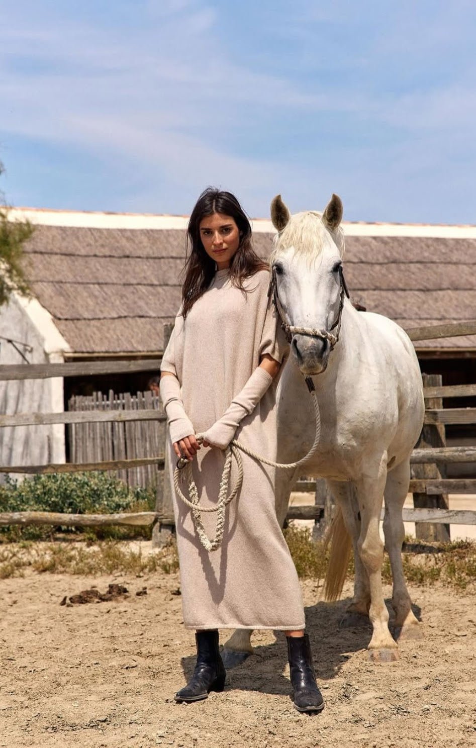 Shop Numa Long Jersey Dress - Lauren Vidal Paris