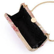 Shop Olga Berg Greta Floral Beaded Clutch - Olga Berg