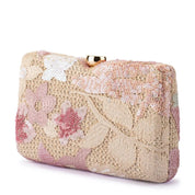 Shop Olga Berg Greta Floral Beaded Clutch - Olga Berg