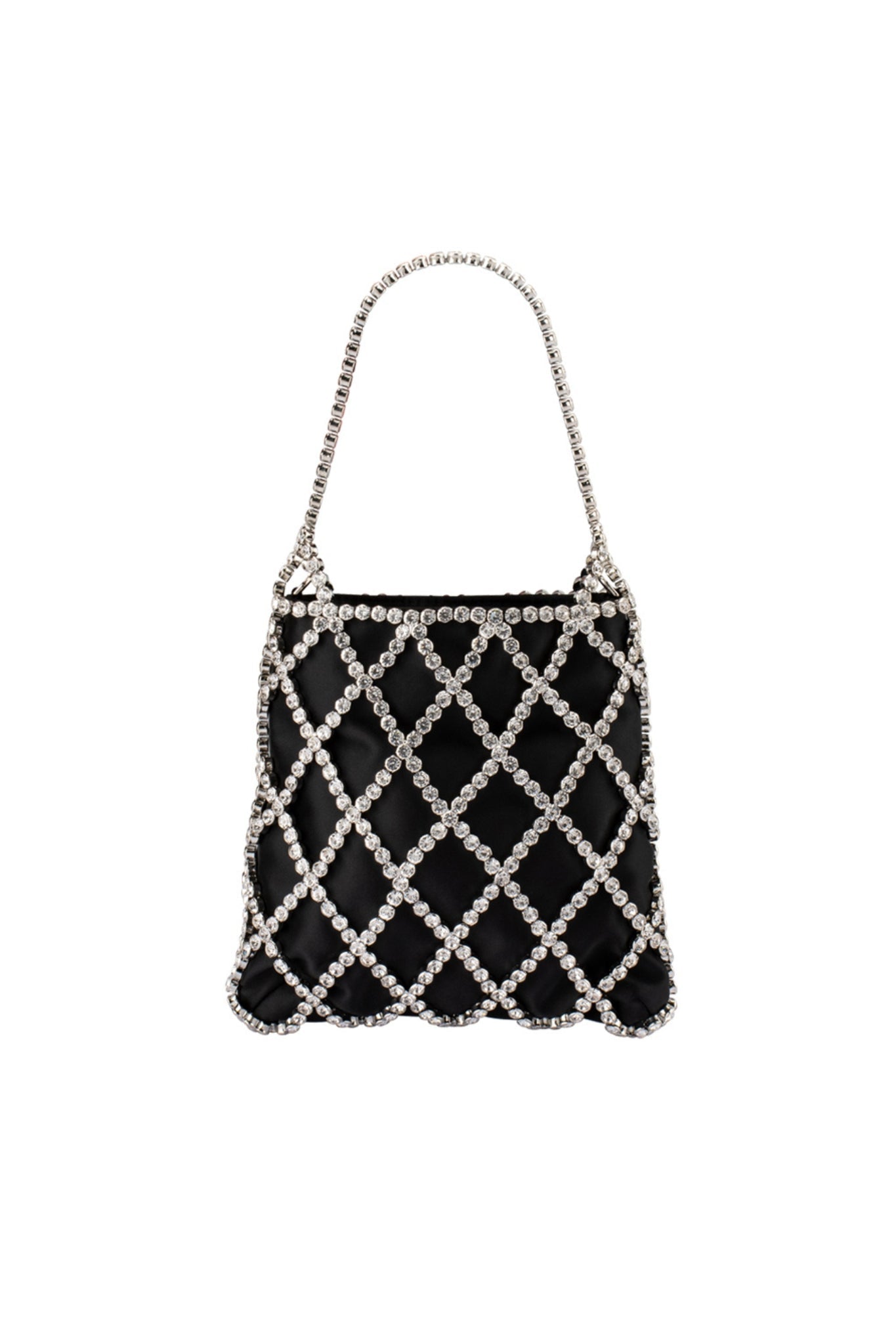 Shop Olga Berg Kit Crystal Cage Bag - Olga Berg