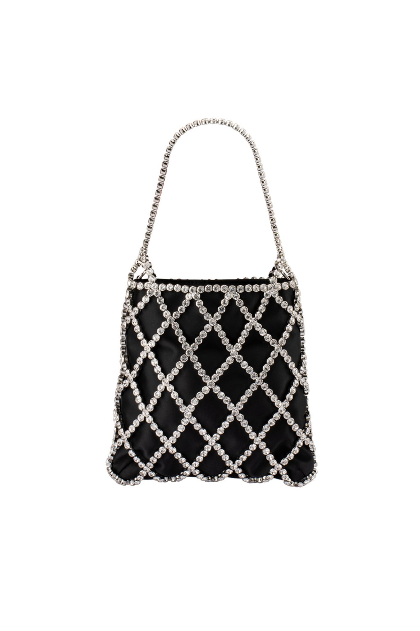 Shop Olga Berg Kit Crystal Cage Bag - Olga Berg