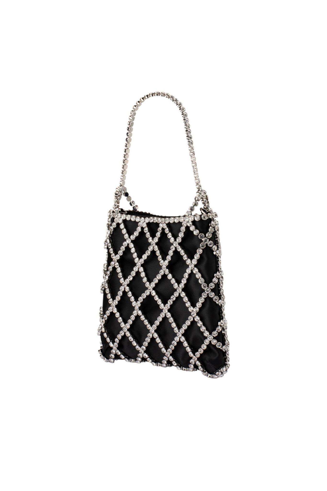Shop Olga Berg Kit Crystal Cage Bag - Olga Berg
