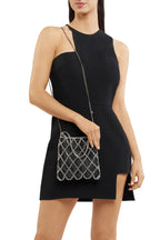 Shop Olga Berg Kit Crystal Cage Bag - Olga Berg