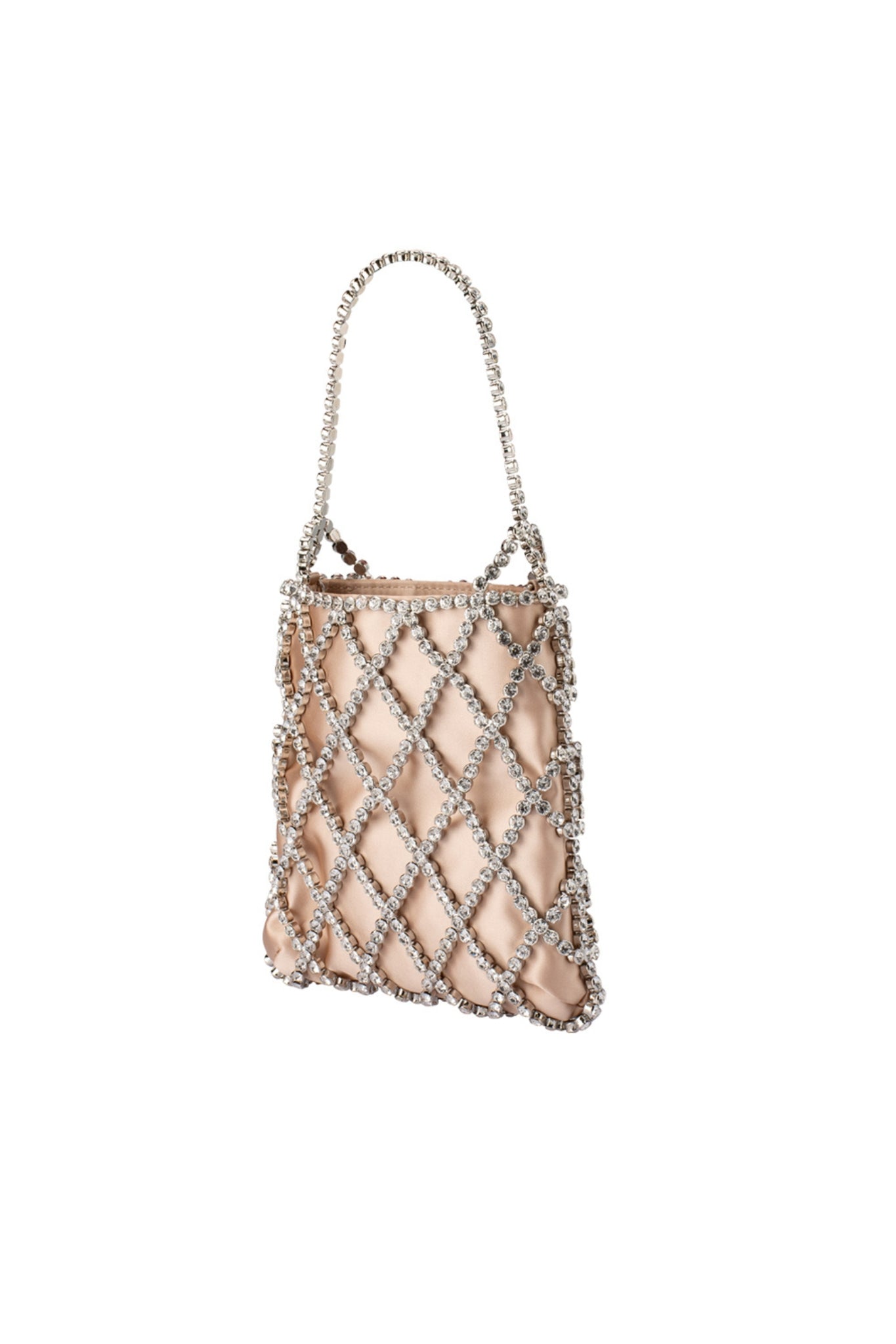 Shop Olga Berg Kit Crystal Cage Bag - Olga Berg