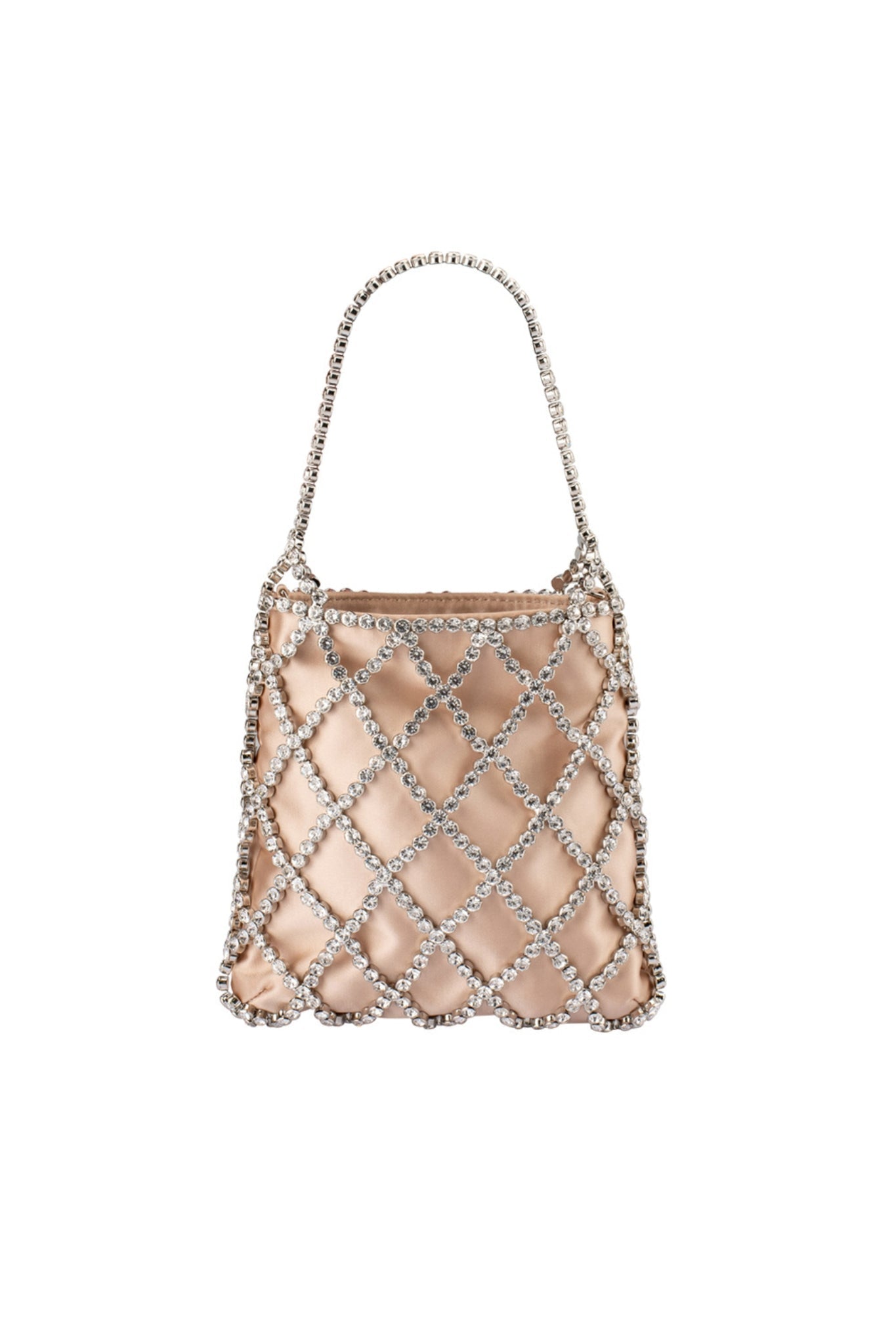 Shop Olga Berg Kit Crystal Cage Bag - Olga Berg