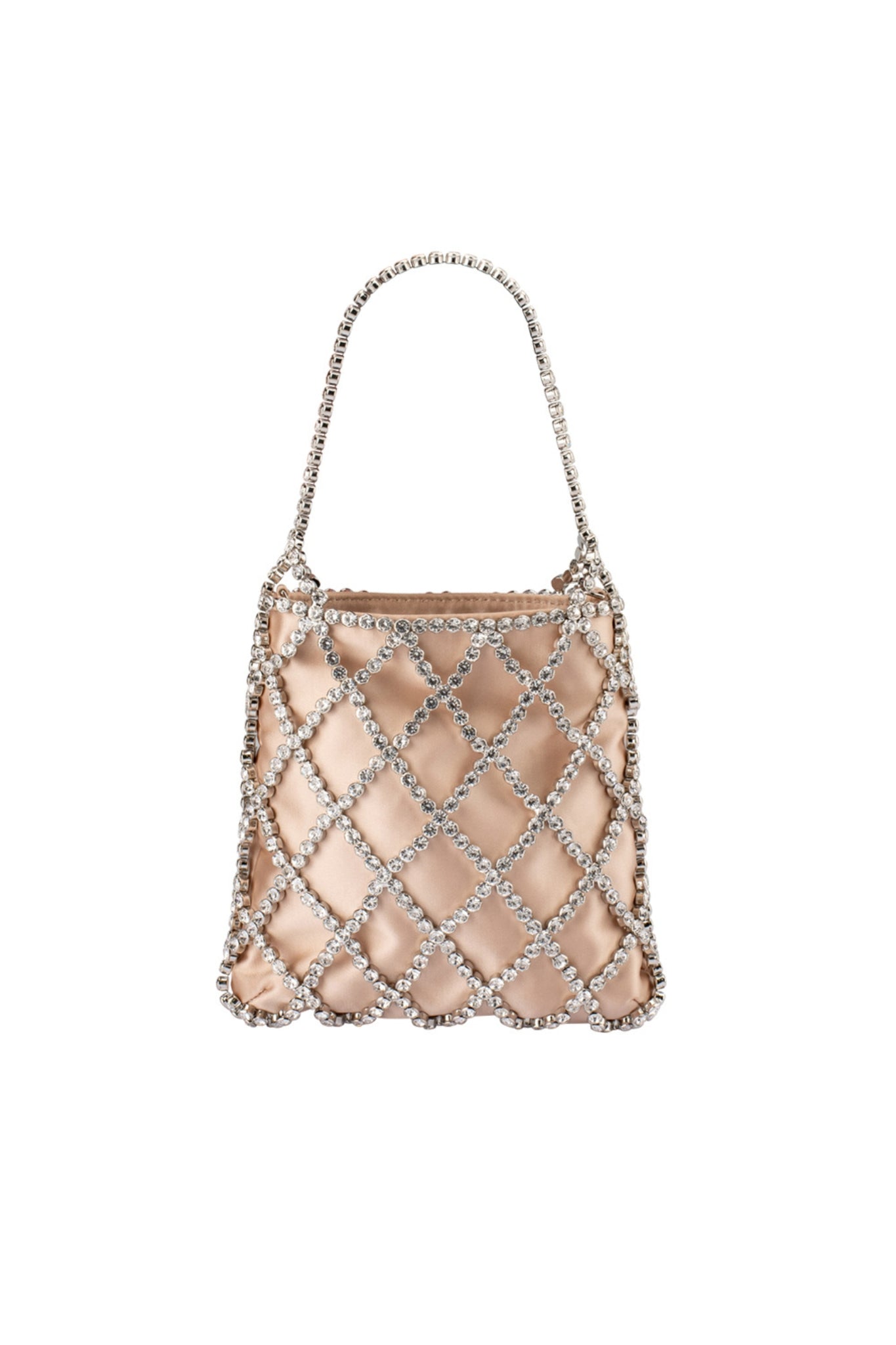 Shop Olga Berg Kit Crystal Cage Bag - Olga Berg
