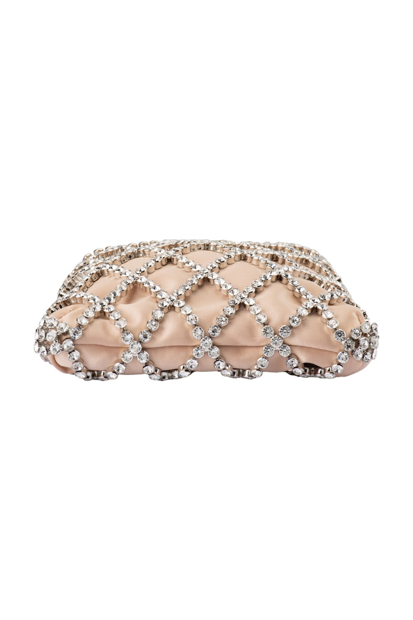 Shop Olga Berg Kit Crystal Cage Bag - Olga Berg