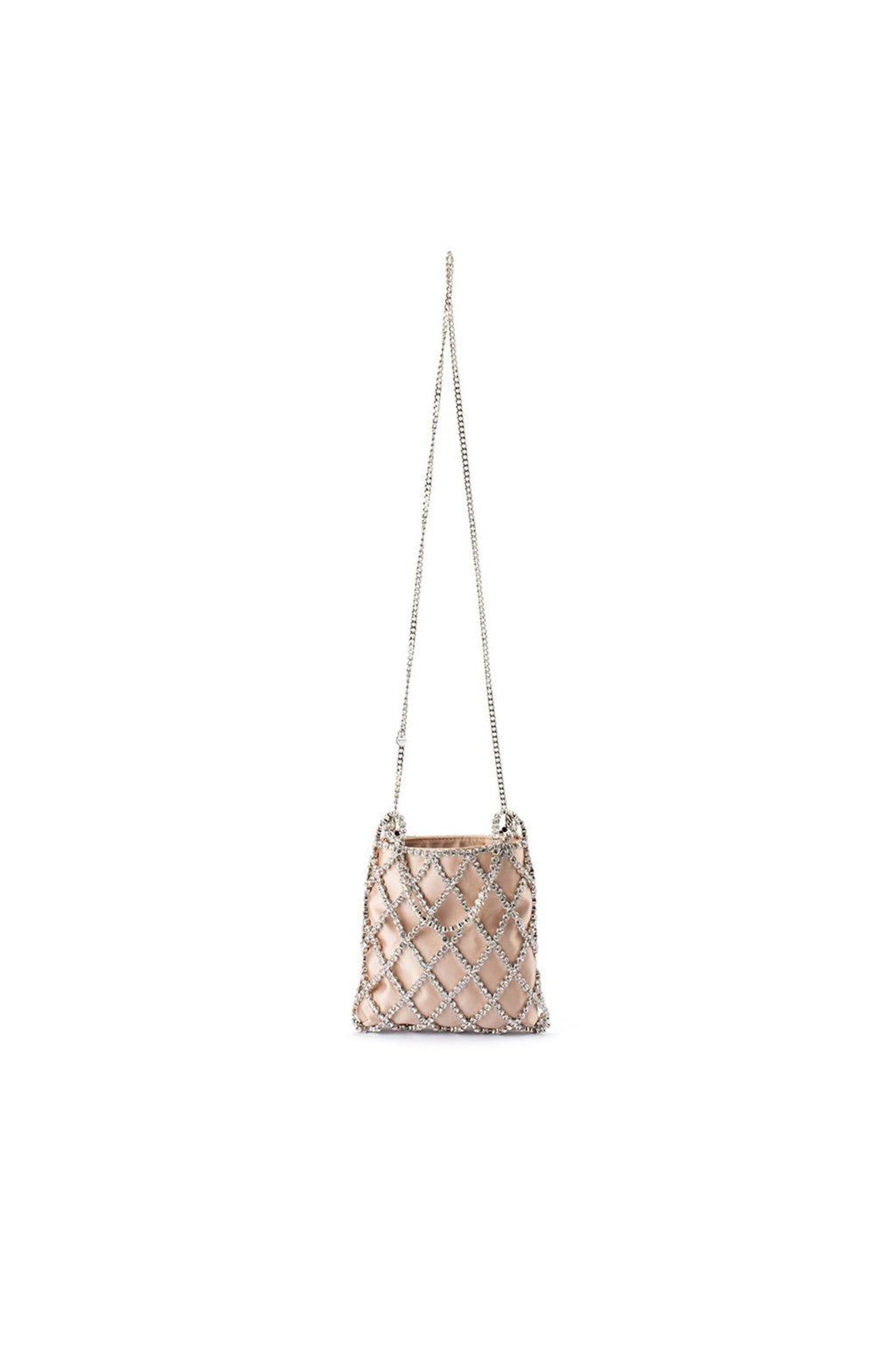Shop Olga Berg Kit Crystal Cage Bag - Olga Berg