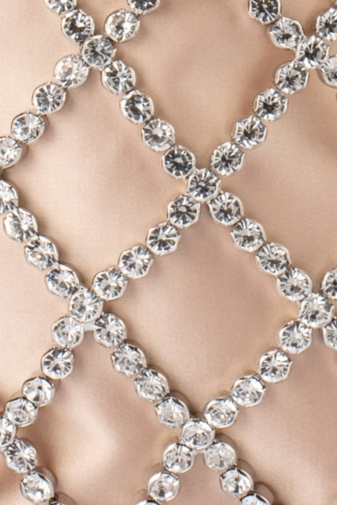 Shop Olga Berg Kit Crystal Cage Bag - Olga Berg