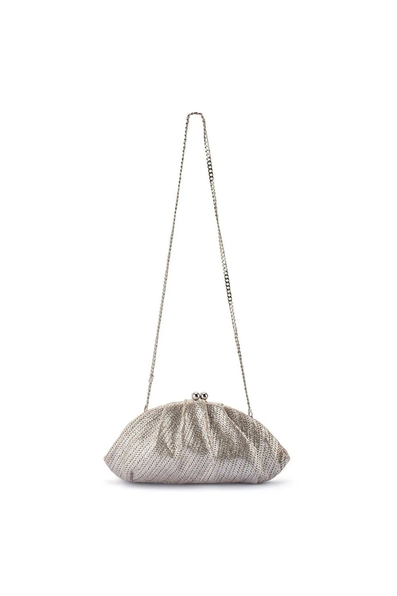 Shop Olga Berg Rita Woven Clutch Bag - Olga Berg