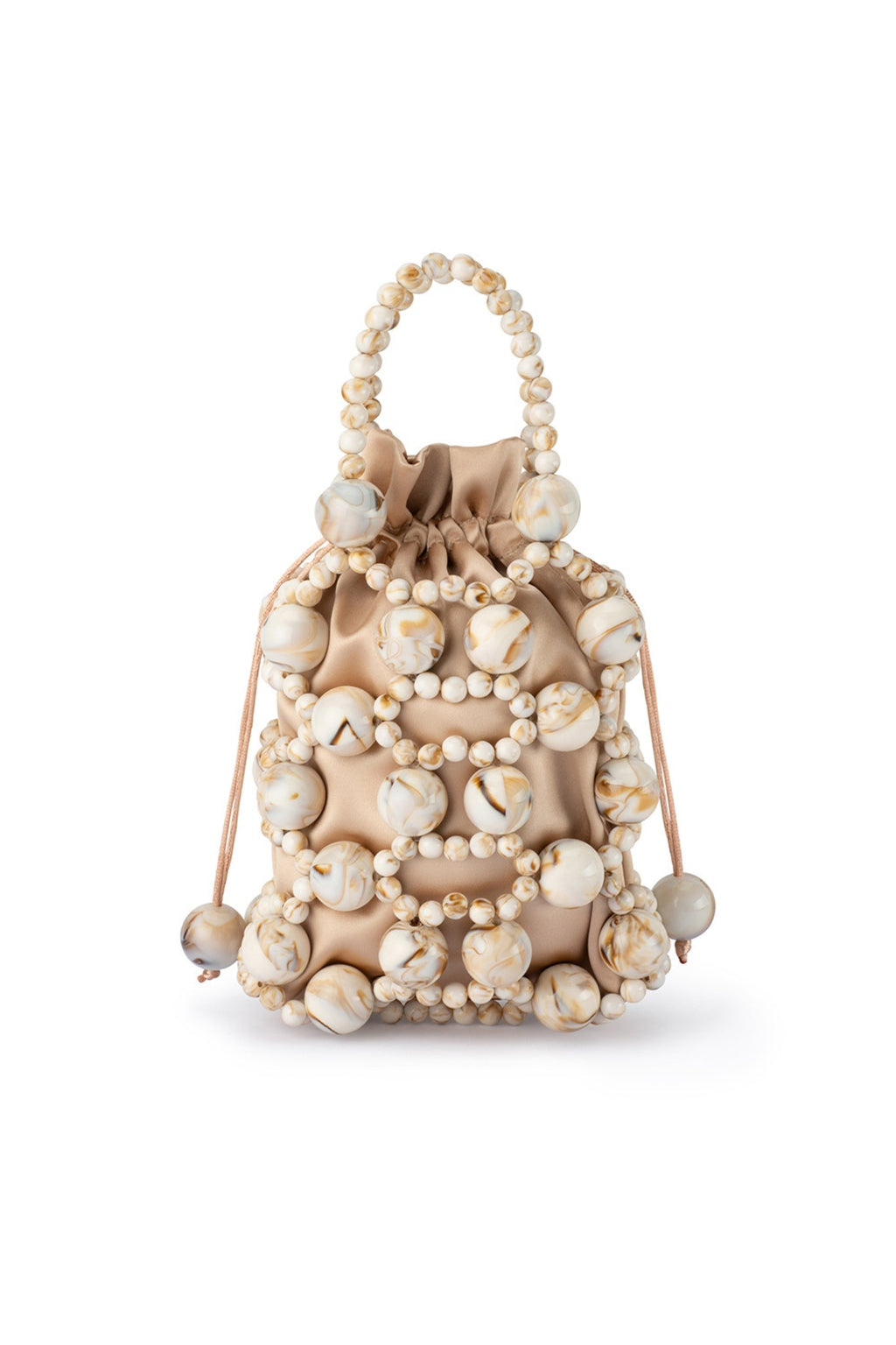 Shop Olga Berg Sammy Beaded Cage Bag - Olga Berg