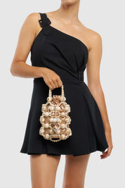 Shop Olga Berg Sammy Beaded Cage Bag - Olga Berg