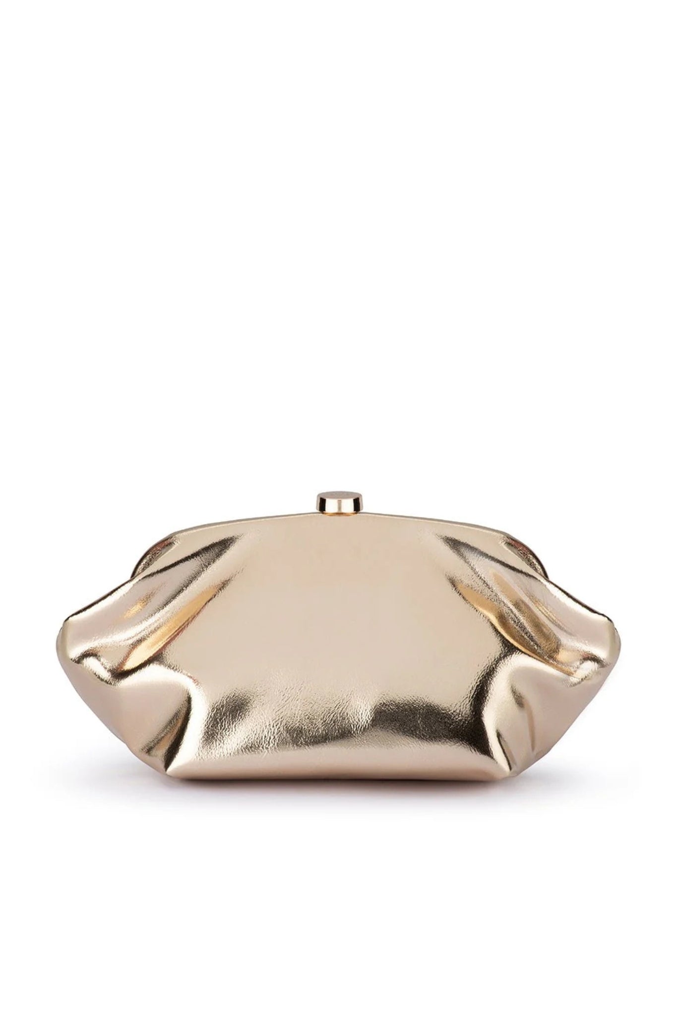 Shop Olga Berg TALLY Metallic Clutch - Olga Berg