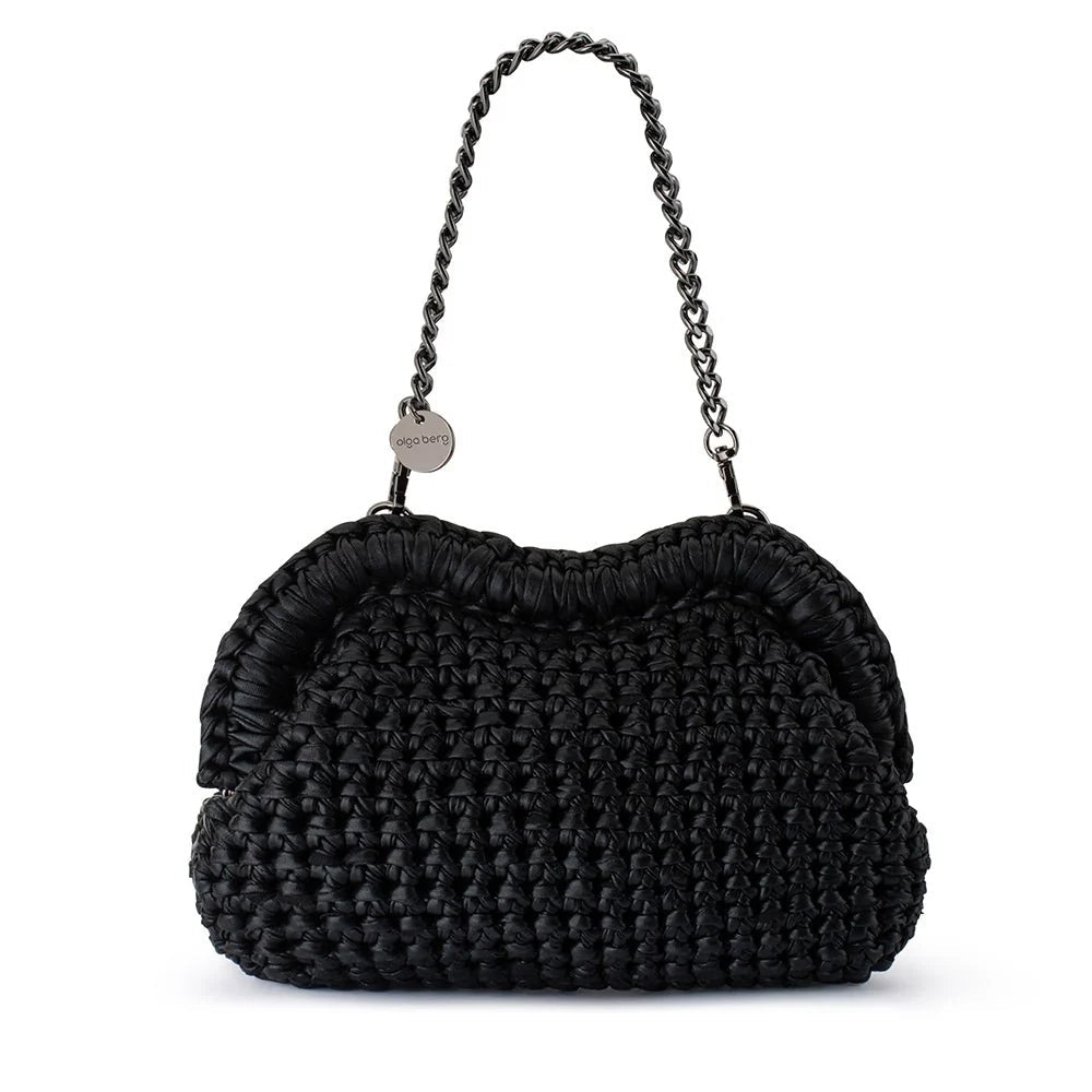 Shop Olga Berg Taylor Crochet Clutch Bag - Olga Berg