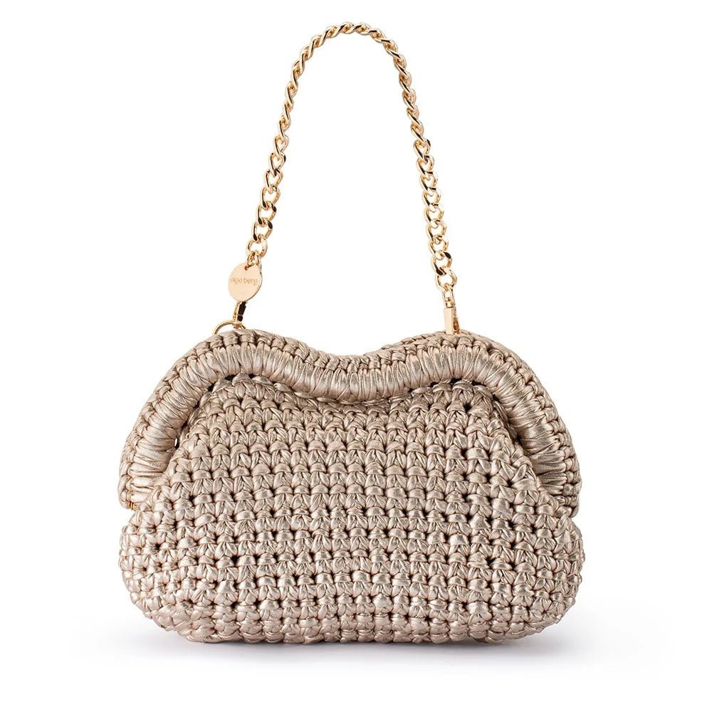 Shop Olga Berg Taylor Crochet Clutch Bag - Olga Berg