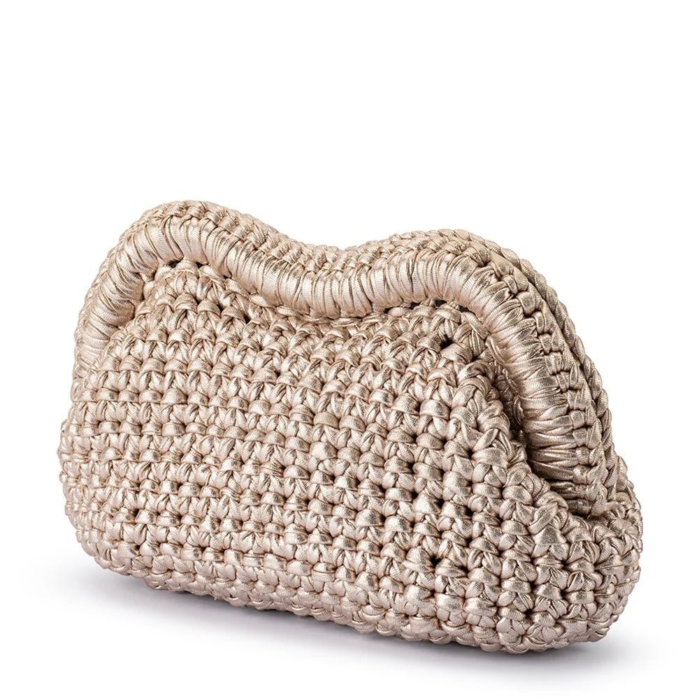 Shop Olga Berg Taylor Crochet Clutch Bag - Olga Berg