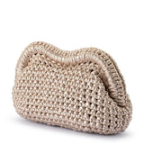 Olga Berg Taylor Crochet Clutch Bag
