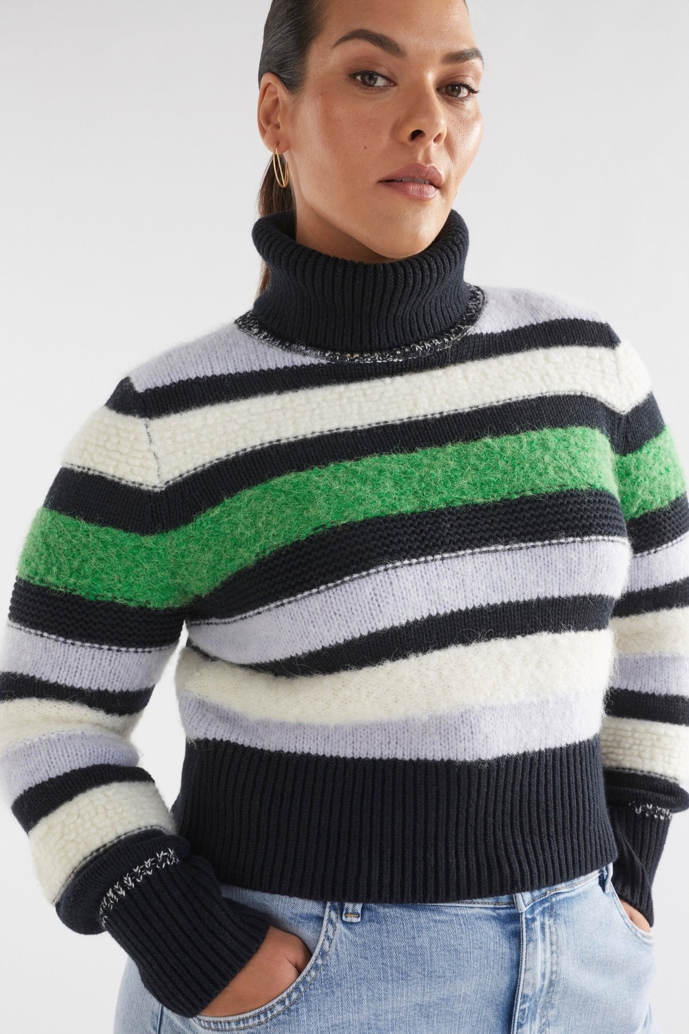 Shop Olli Sweater | Multi Stripe - Elk The Label