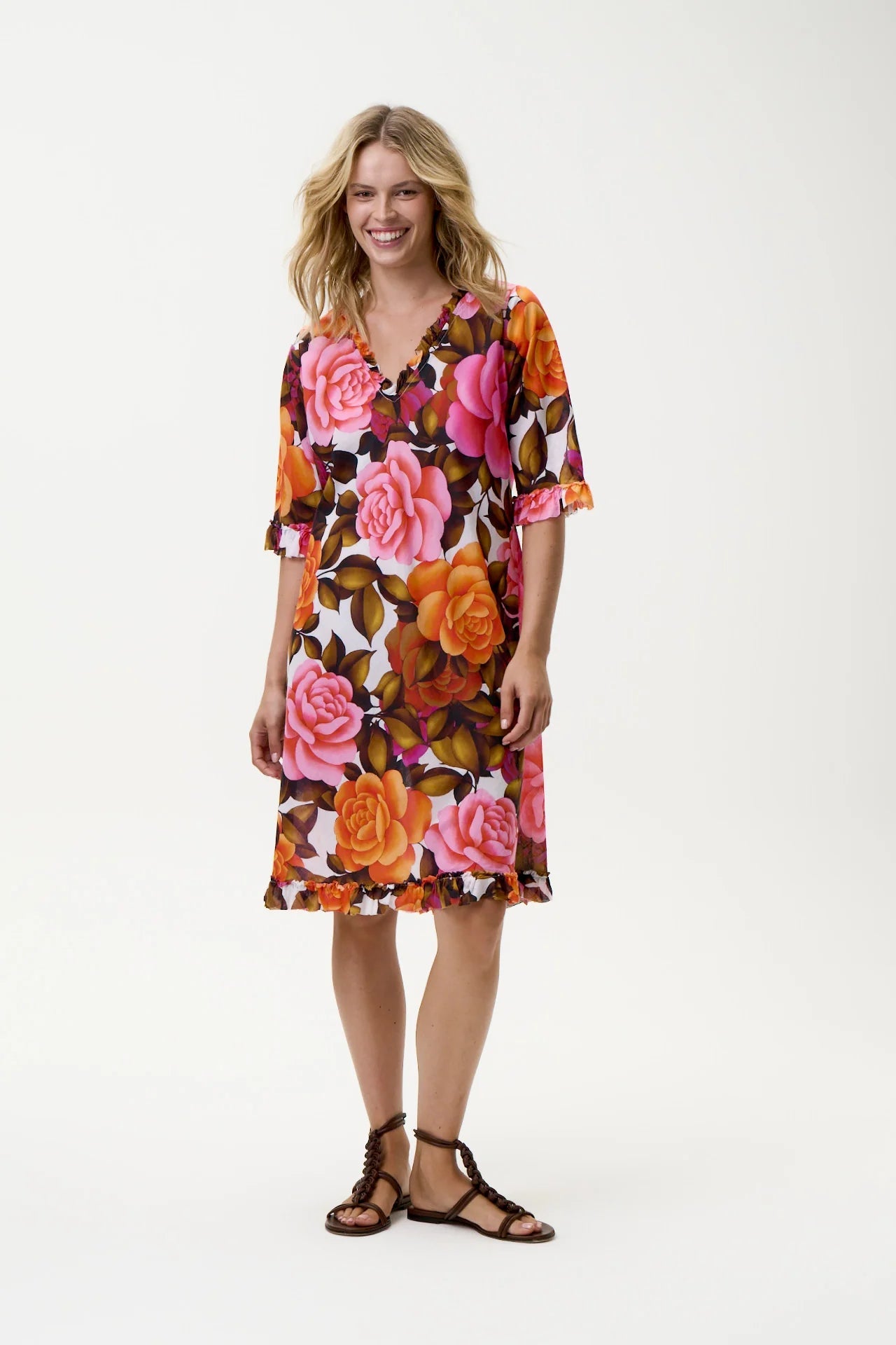 Shop Oneseason Austalia Middy Indi - Deia - Cotton - Roses - Oneseason Australia