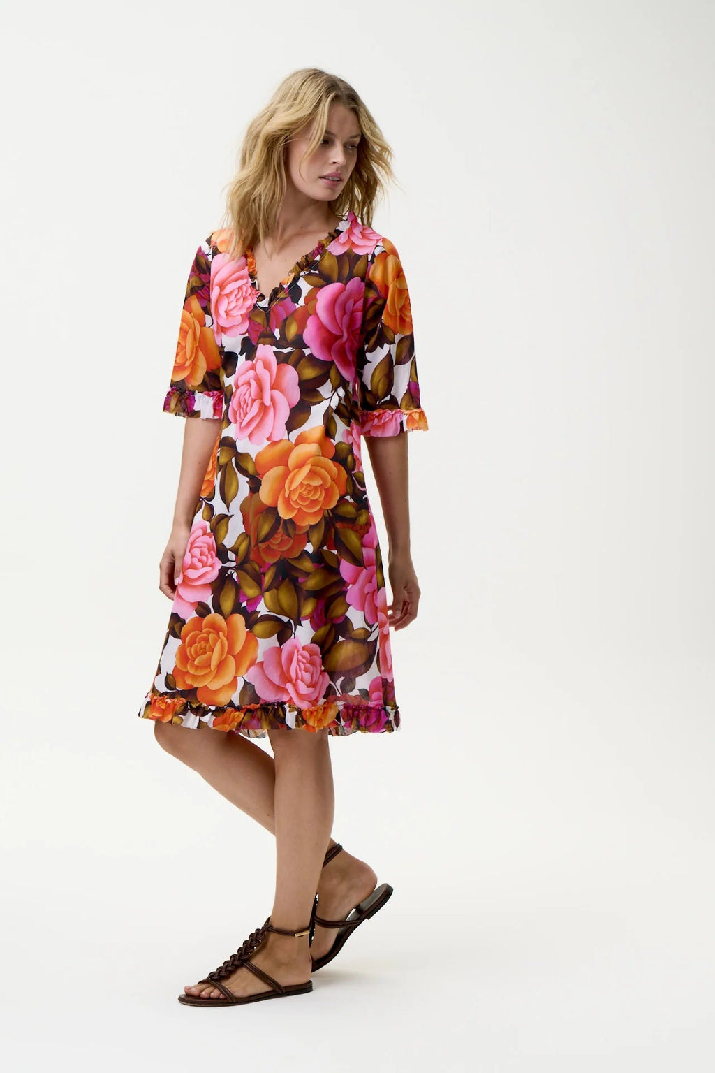 Shop Oneseason Austalia Middy Indi - Deia - Cotton - Roses - Oneseason Australia