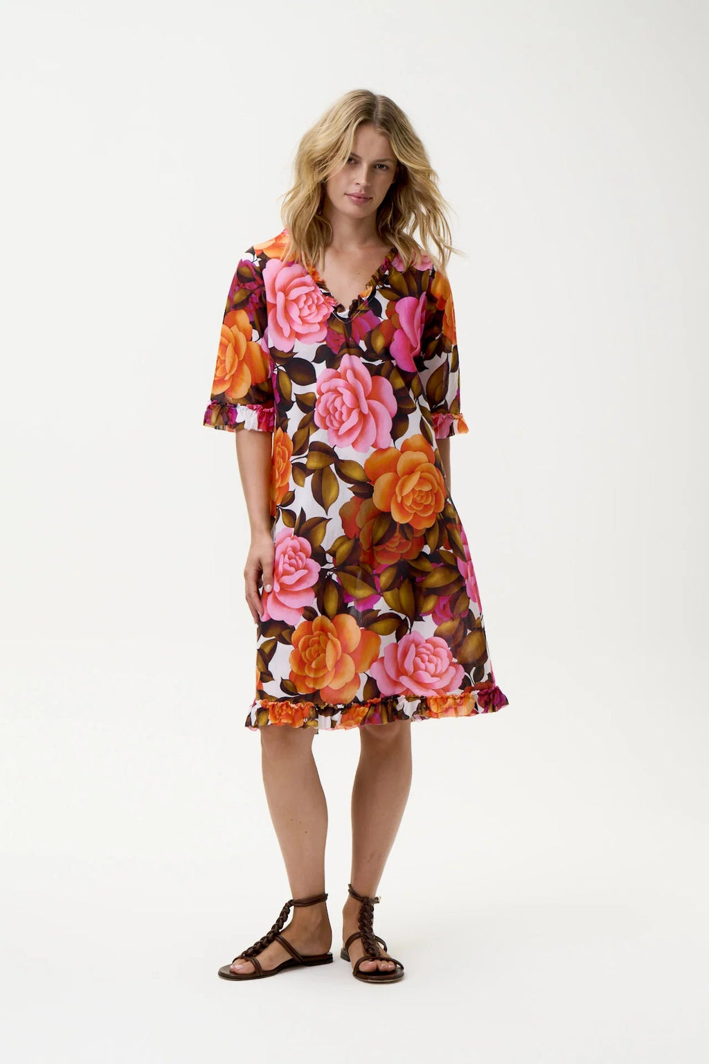 Shop Oneseason Austalia Middy Indi - Deia - Cotton - Roses - Oneseason Australia