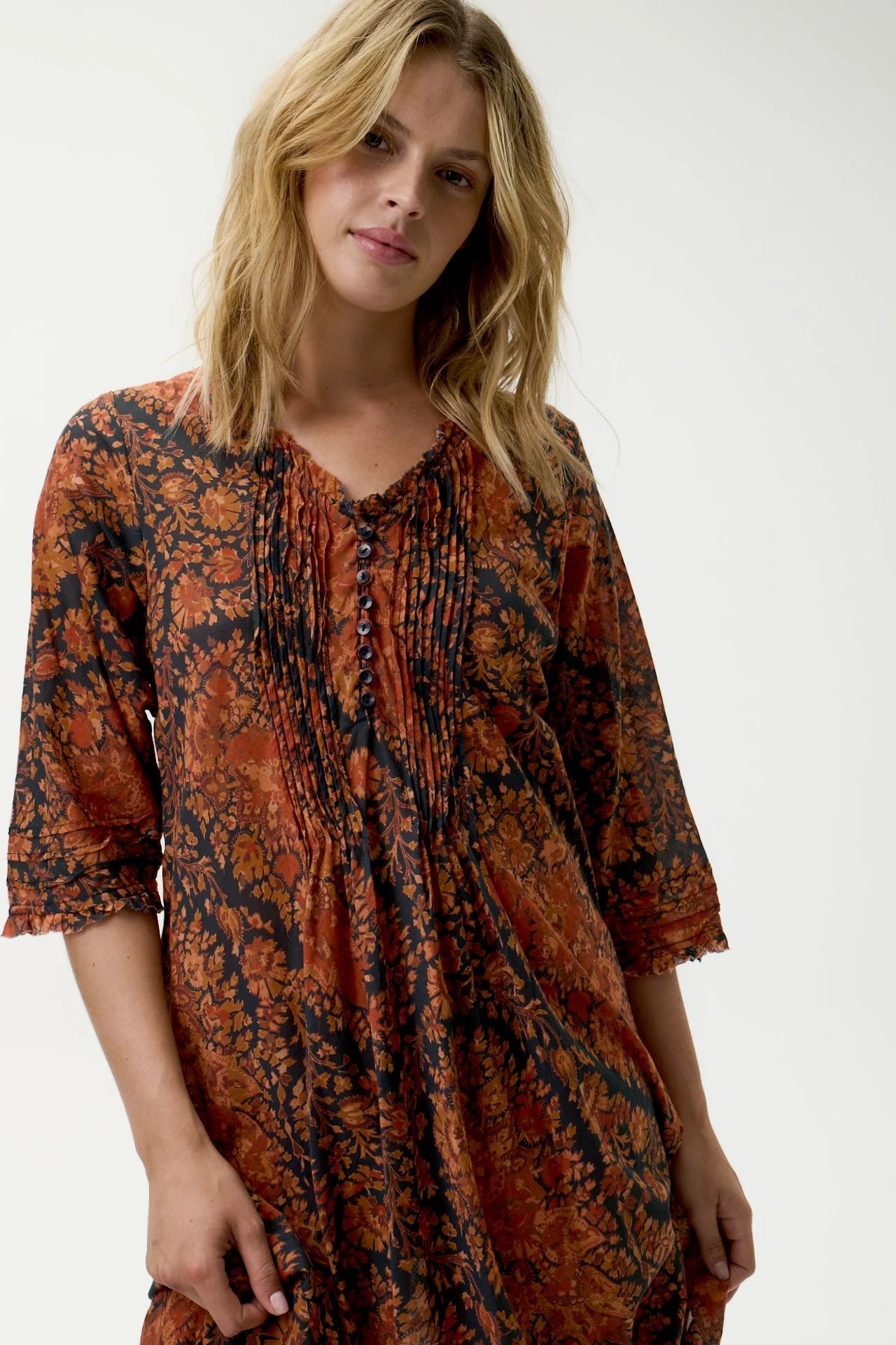 Shop Oneseason Australia Long Poppy - Salina - Cotton - Topaz - Oneseason Australia