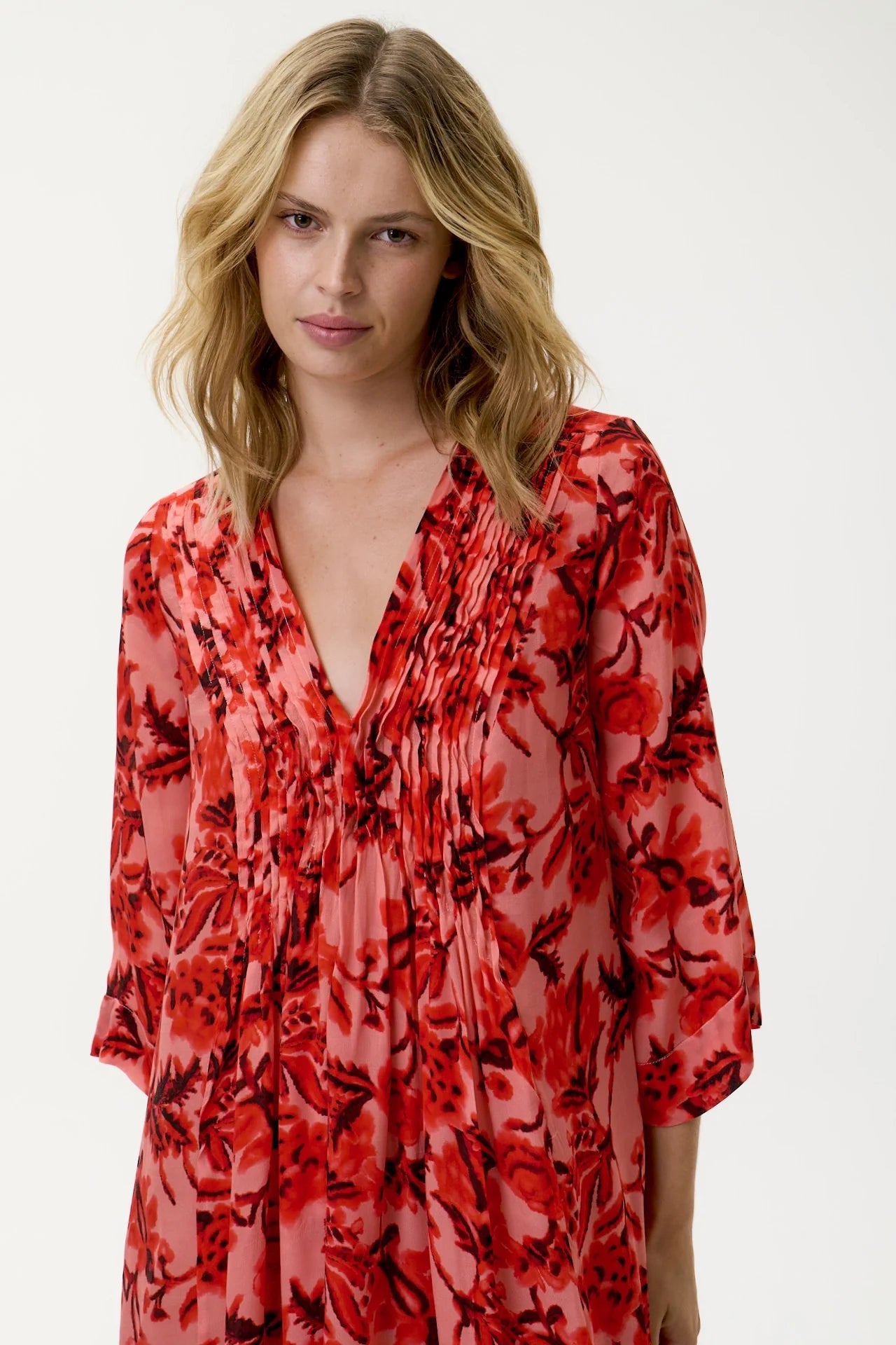 Shop Oneseason Australia Mia Dress - Ibiza - Viscose - Coral - Oneseason Australia