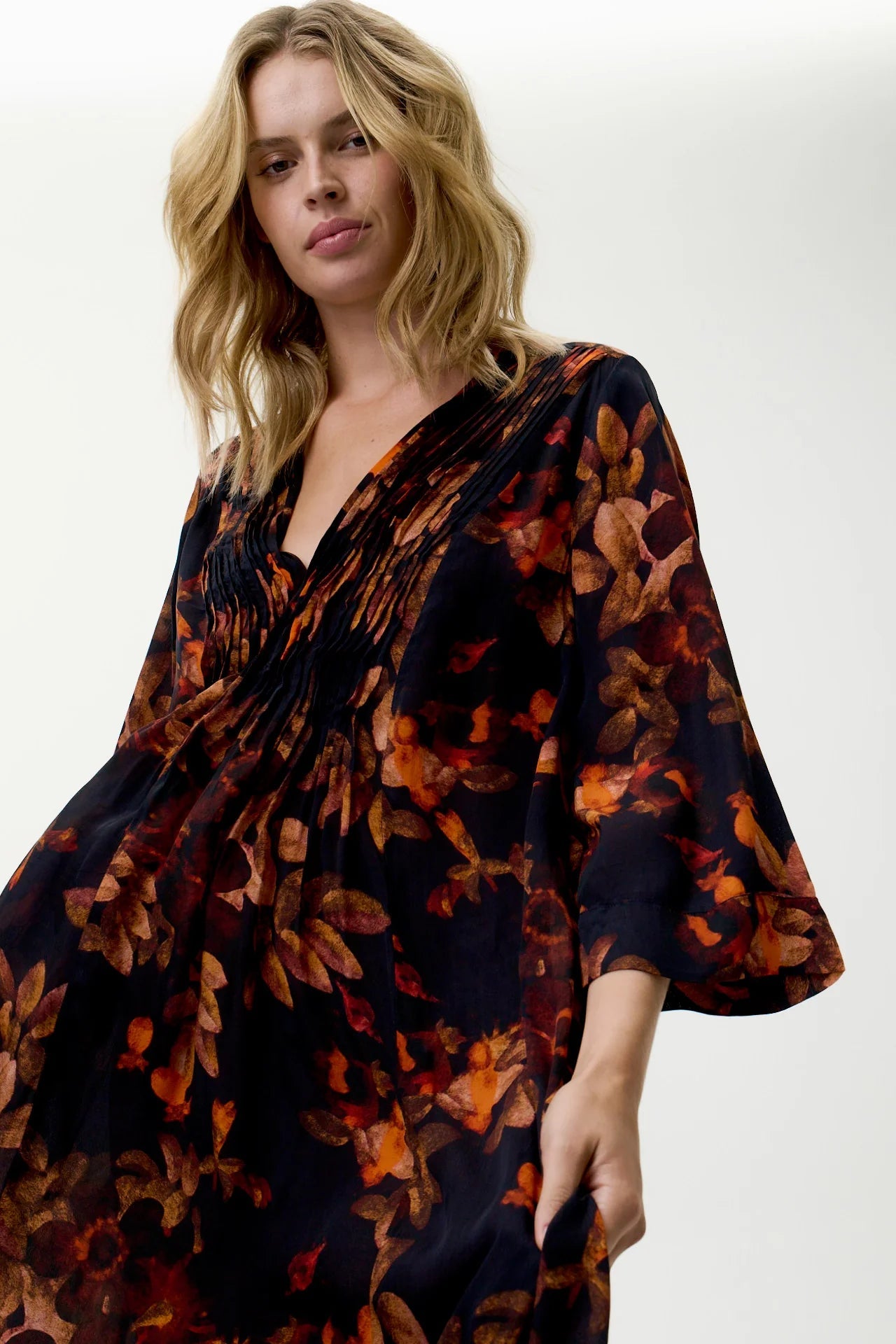 Shop Oneseason Australia Mia - Panarea - Viscose - Navy - Oneseason Australia