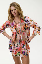 Shop Oneseason Australia Poppy Top - Soller - Cotton - Multi - Oneseason Australia