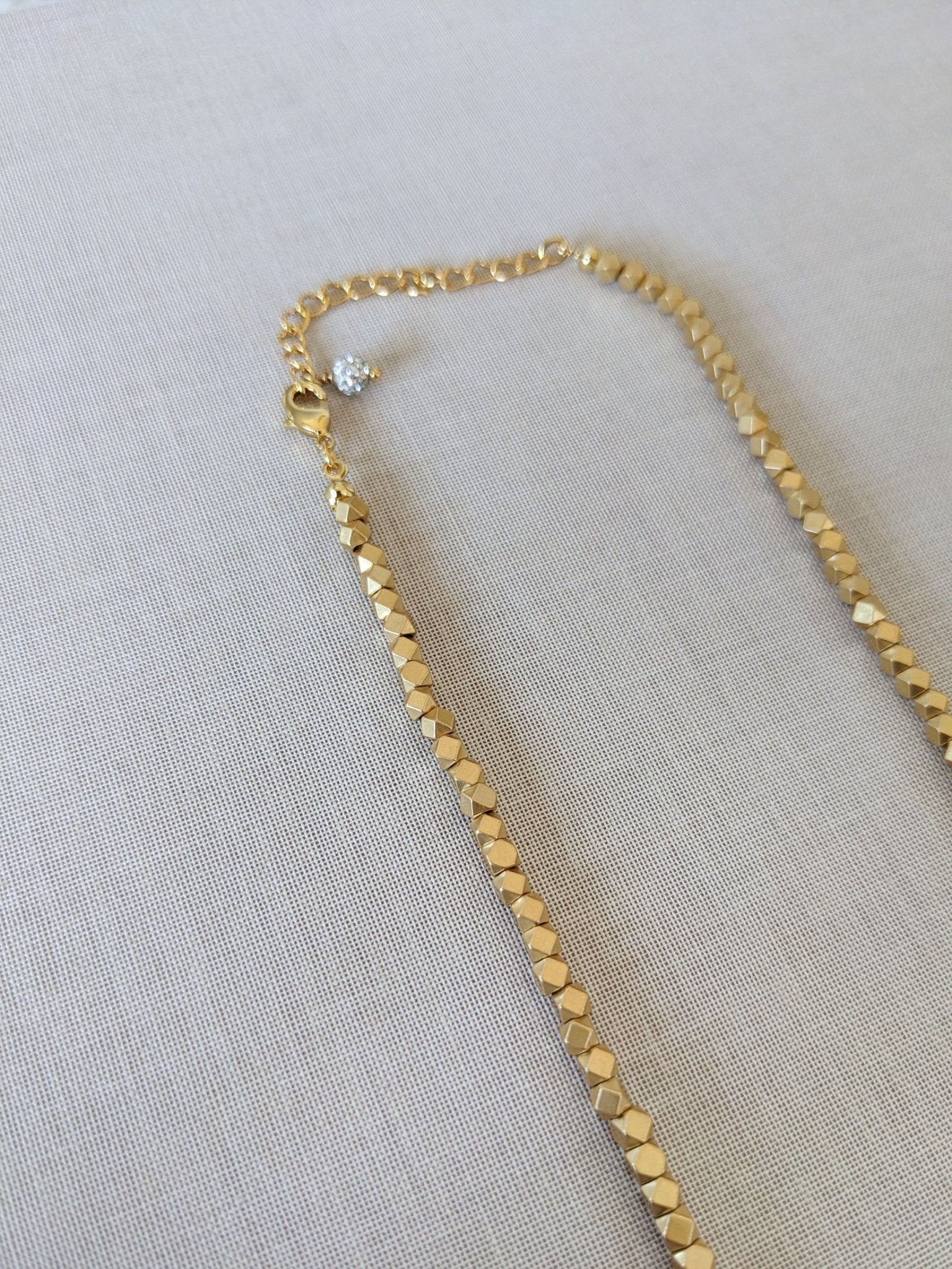 Shop Paige Beaded Luxe Gold Necklace - Kitsense