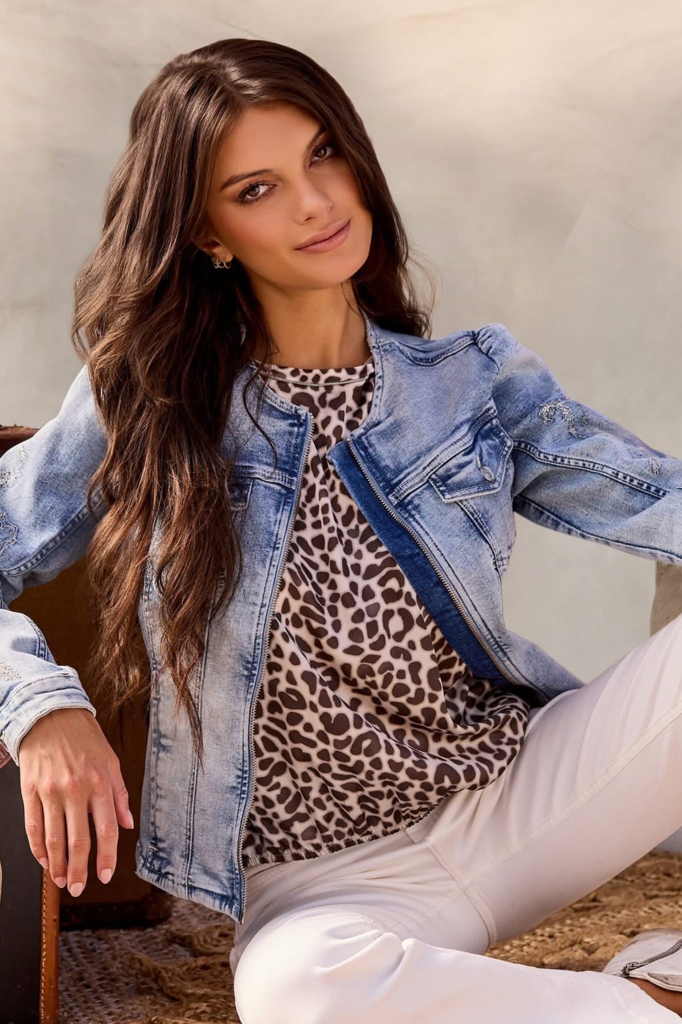 Shop Panama Dreams Leopard Top - Monari