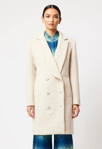 Shop Pisces Wool Blend Coat │ Fawn - ONCEWAS