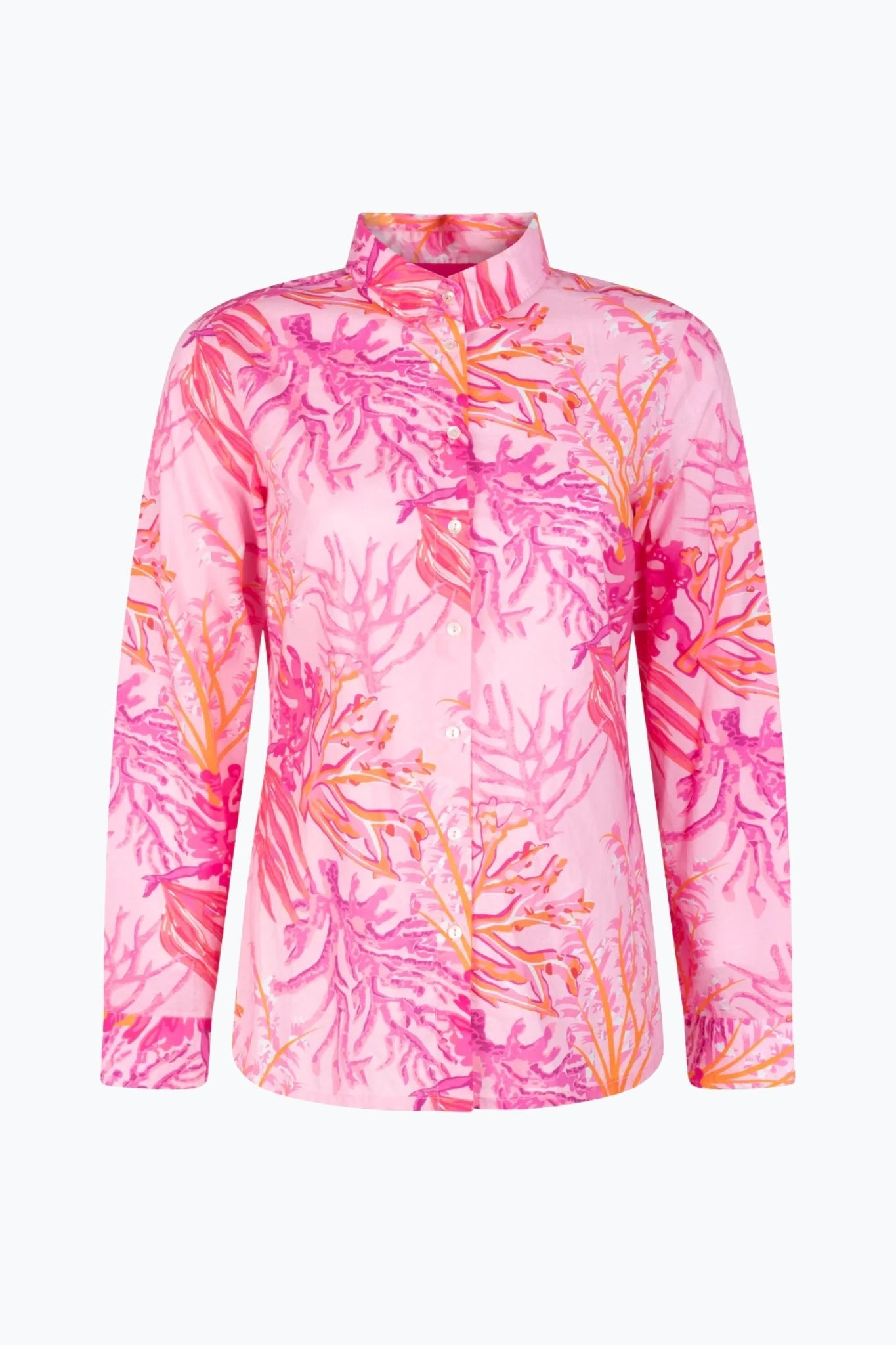 Shop Place du Soleil Coral Blouse - Place du Soleil