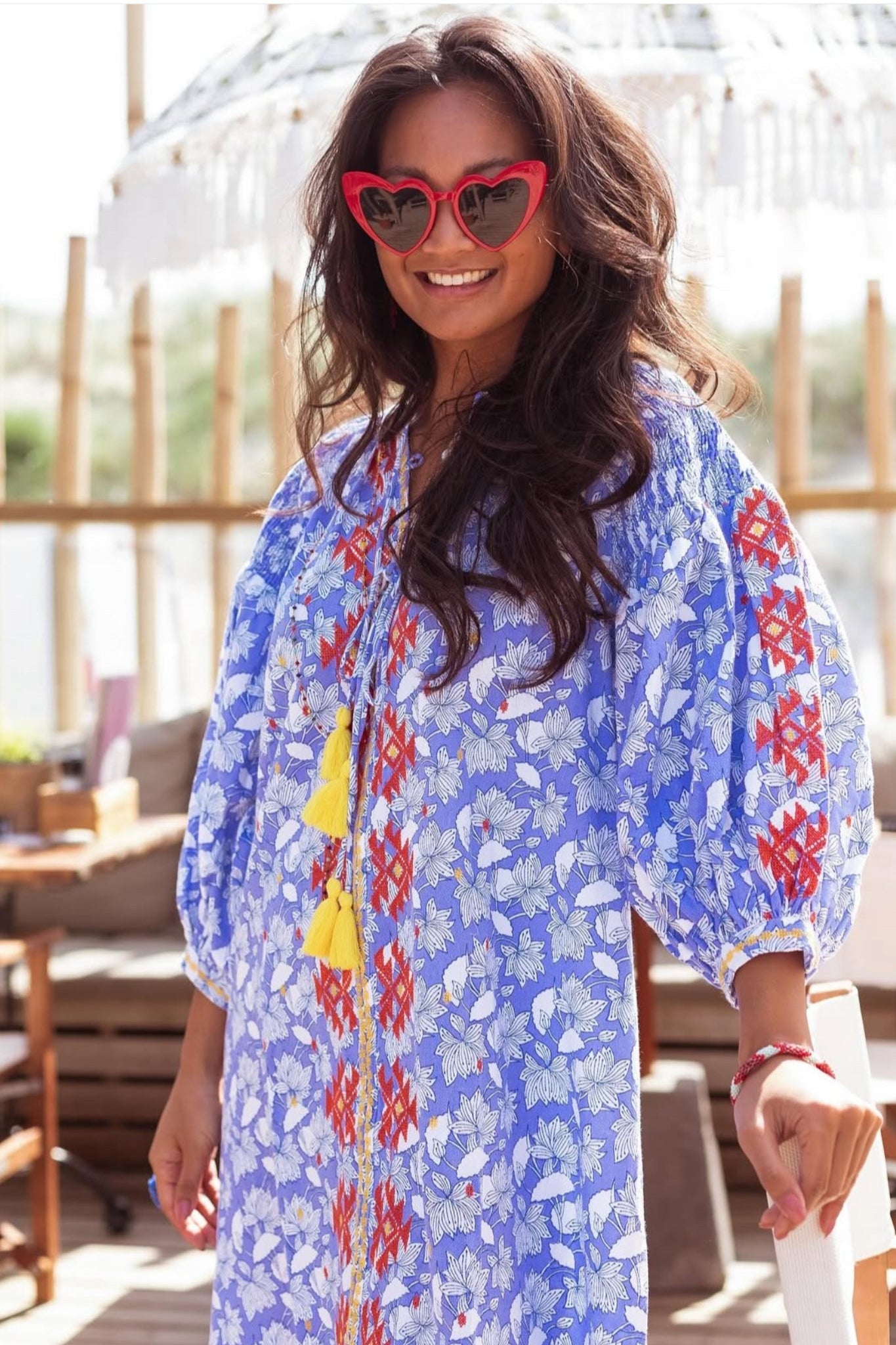 Shop Place du Soleil Lila Print Dress - Place du Soleil