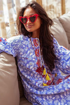 Shop Place du Soleil Lila Print Dress - Place du Soleil