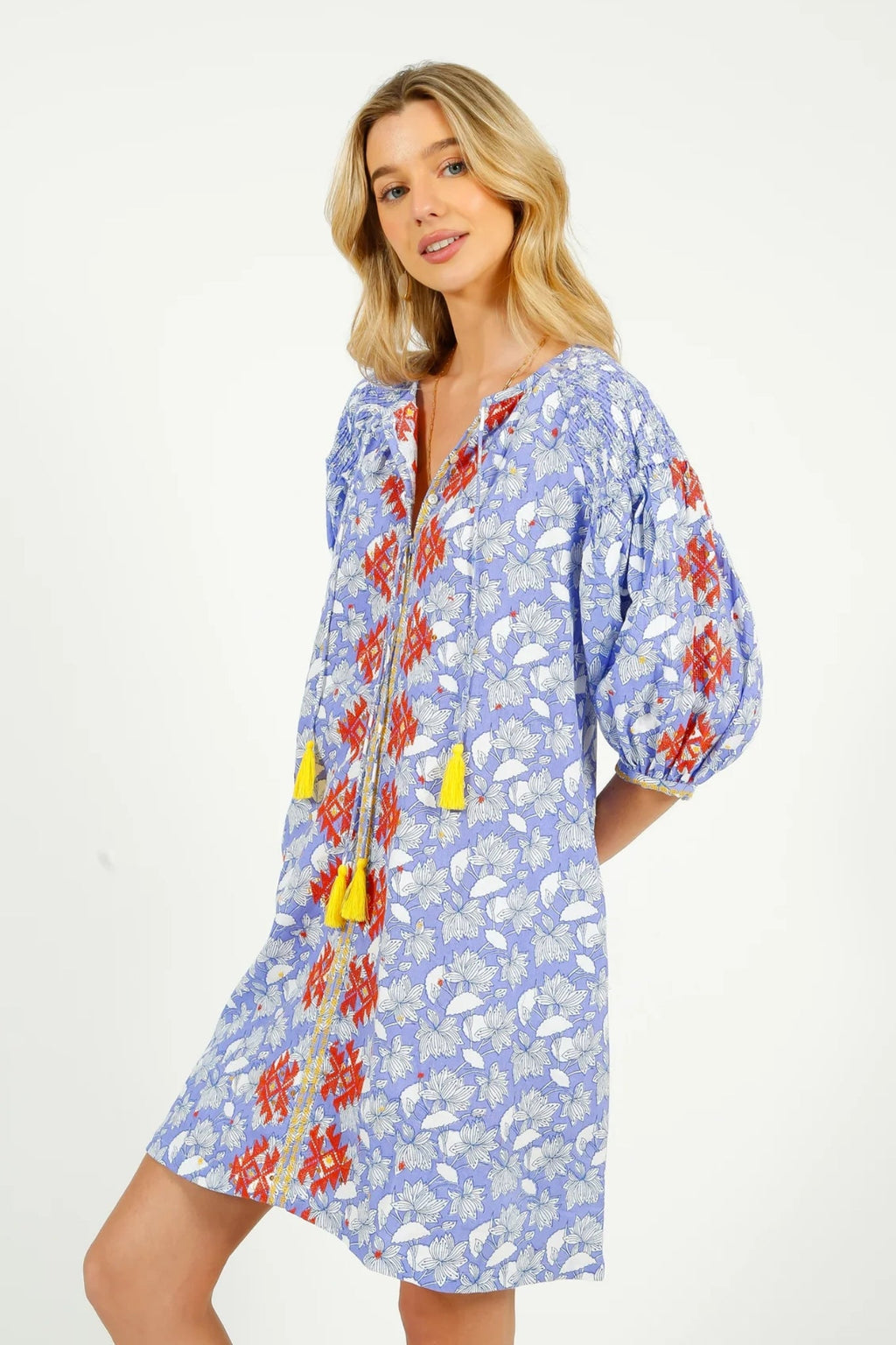 Shop Place du Soleil Lila Print Dress - Place du Soleil