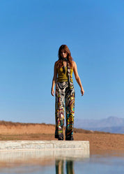 Shop Pop Flowy Woven Pants | Rio Multi - Lauren Vidal Paris