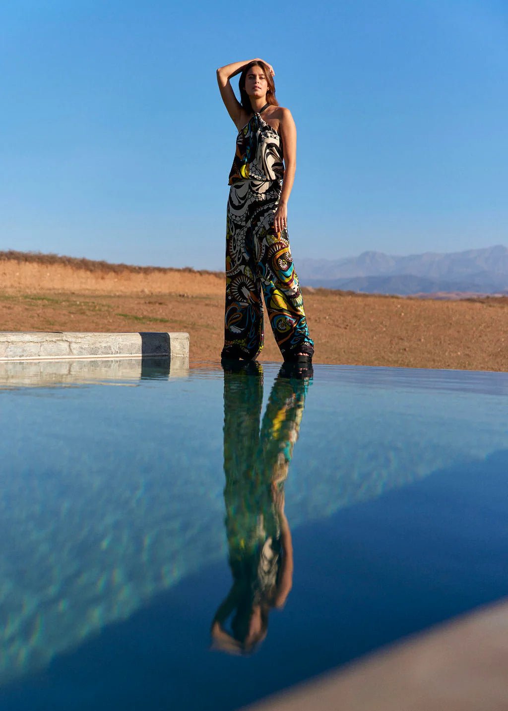 Shop Pop Flowy Woven Pants | Rio Multi - Lauren Vidal Paris